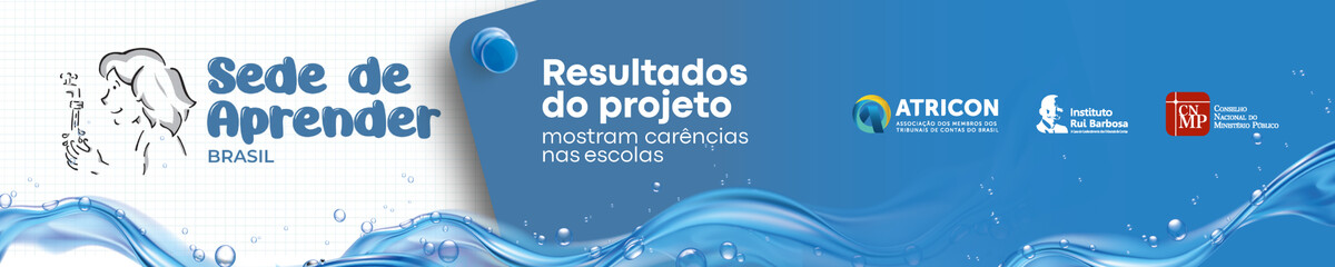 Projeto Sede de Aprender: resultados mostram carências de água e saneamento nas escolas