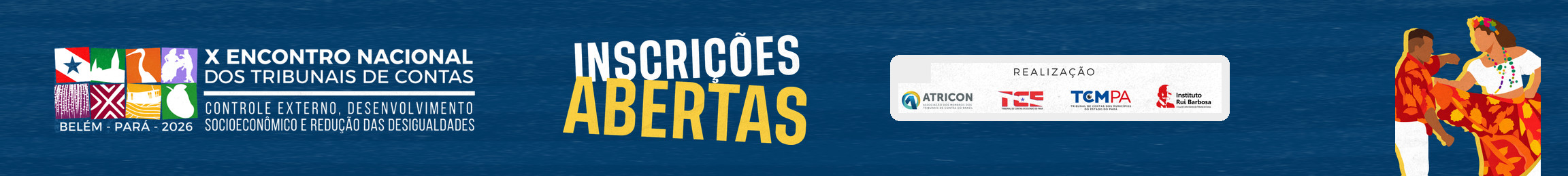 X Encontro Nacional dos Tribunais de Contas, Belém, Pará, 2026: inscrições abertas