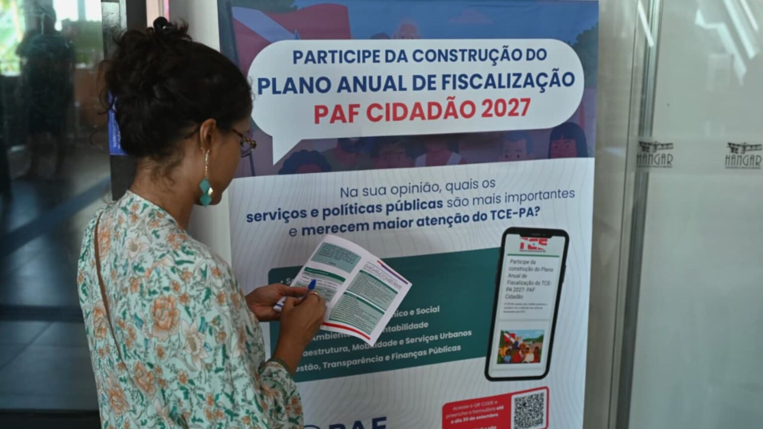 PAF Cidadão 2027 do TCE-PA ouve população durante a Feira do Livro